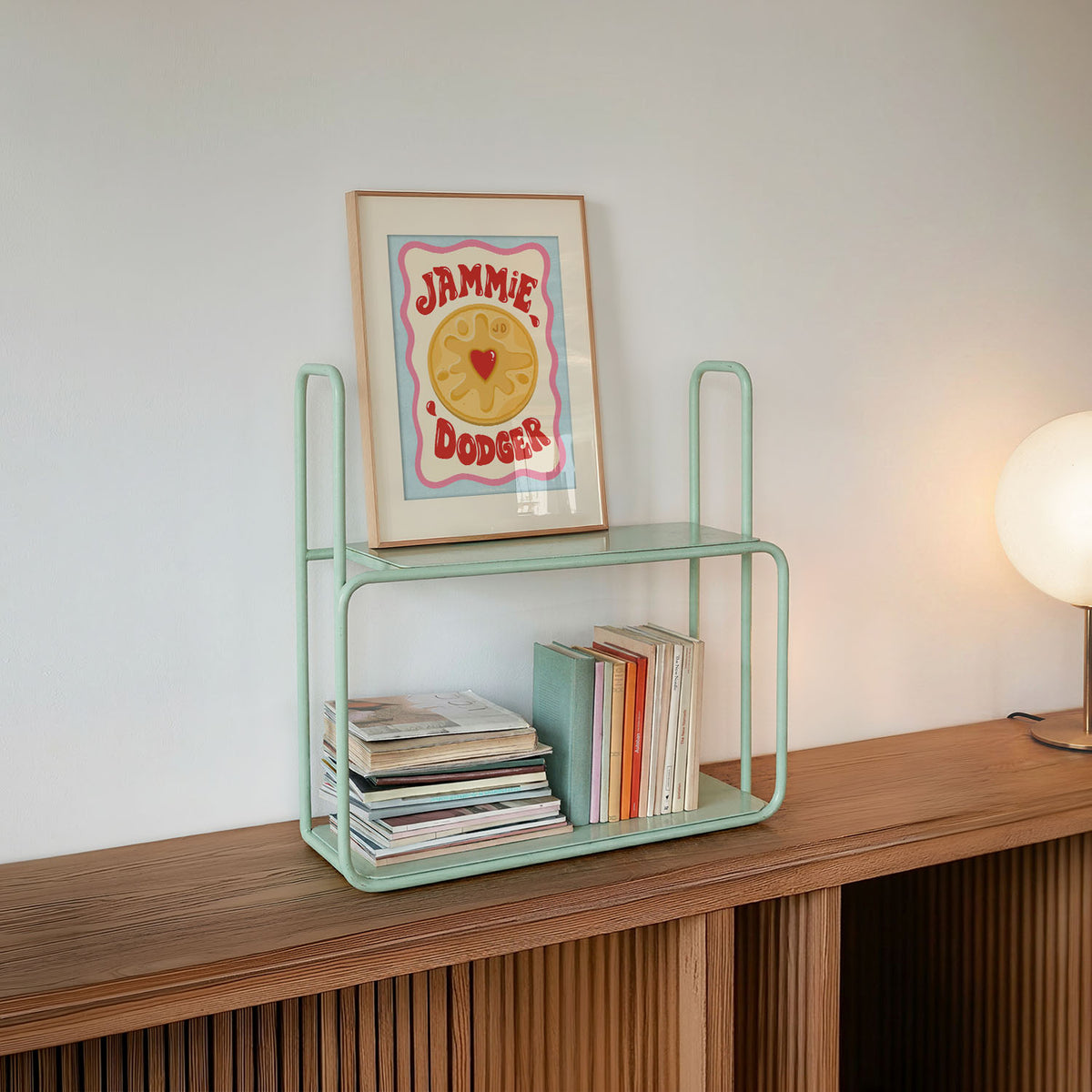 Jammy Dodger Retro A4 Mounted Original Art Print