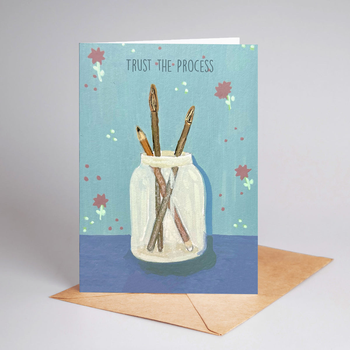 "Trust The Process" Motivational Greeting Card | Illustrated Irish Card
