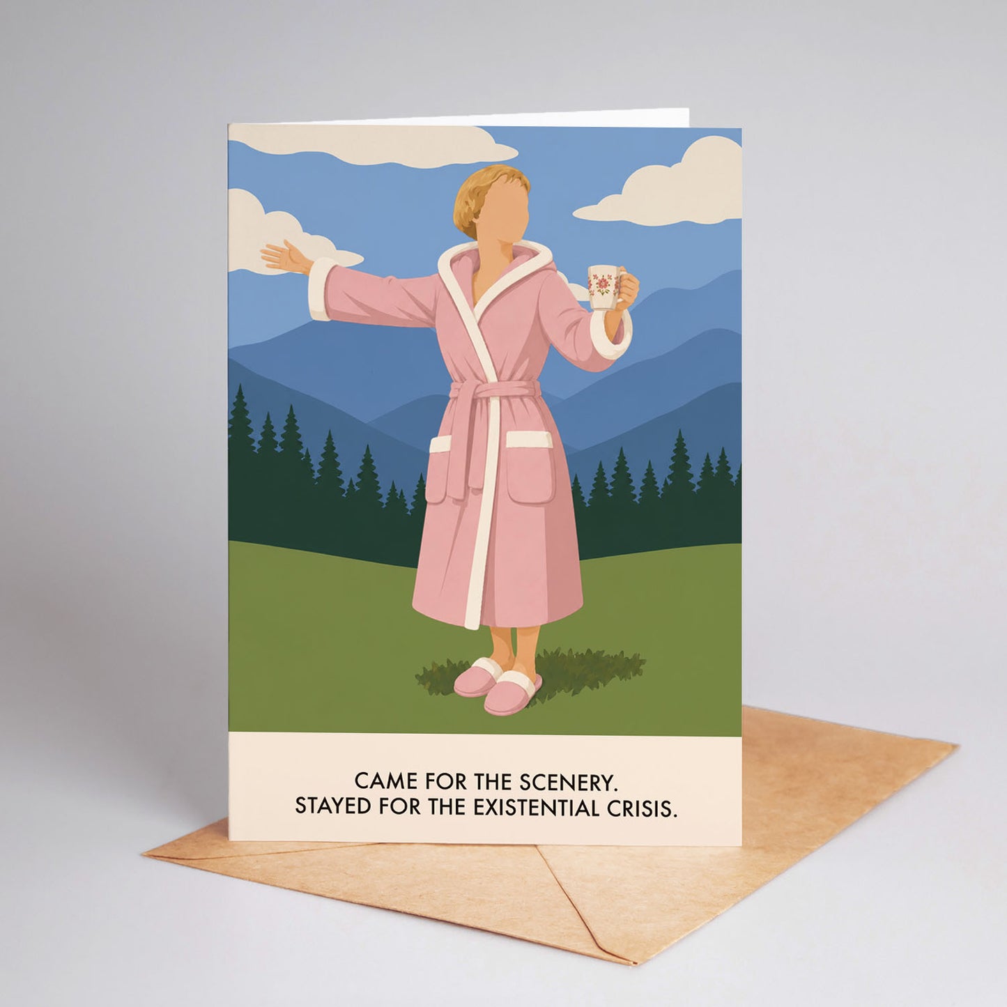 Sound Of Music Greeting Card Funny Movie Inspired Classic