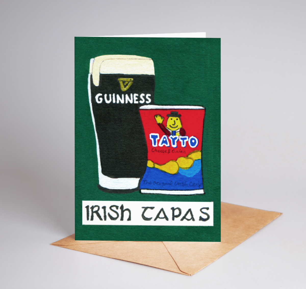 "Irish Tapas" Illustrated A6 Blank Greeting Card