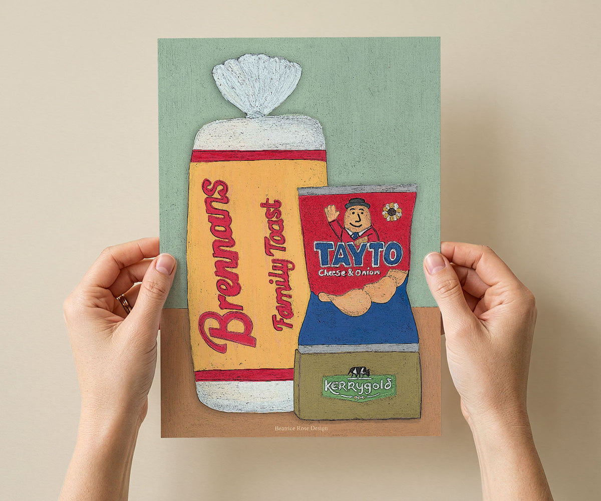 Crisp Sandwich A4 Original Art Print