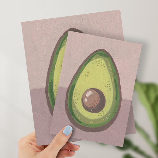 Avocado Fine Art Illustration Original Art Print