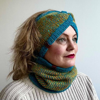 Headband and Snood Set in Refresher