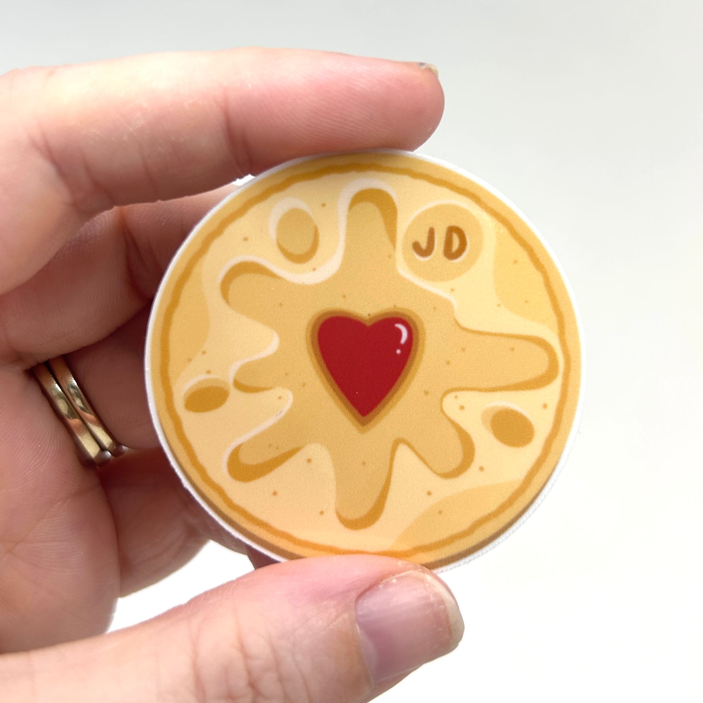 Jammy Dodger Vinyl Sticker