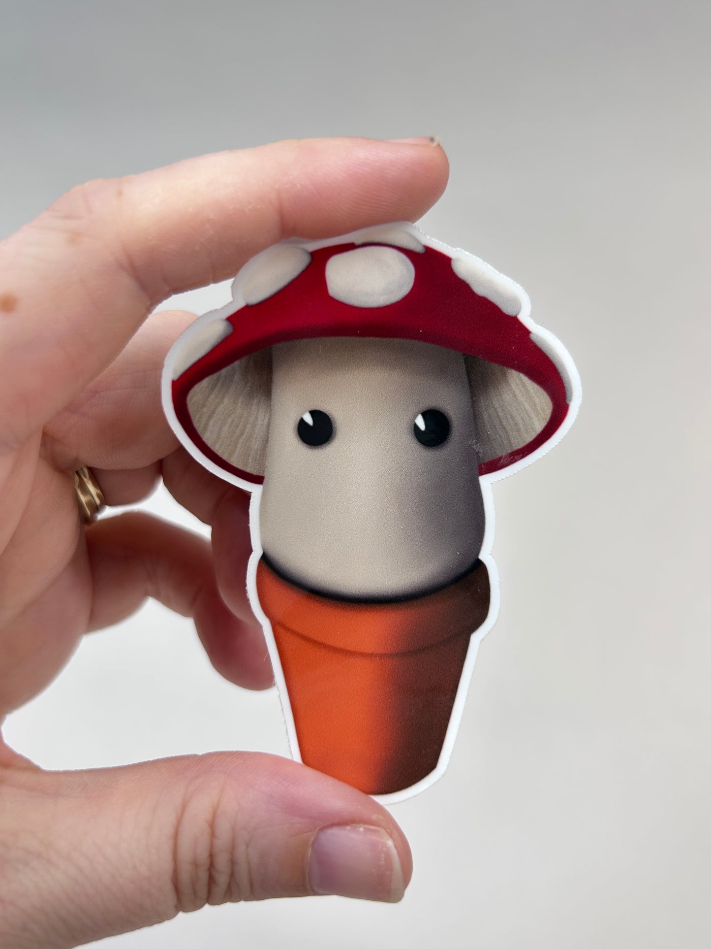 Cute Mushroom Vinyl Sticker