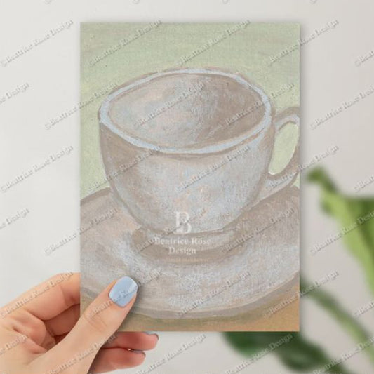 Tea Time Fine Art Illustration Original Art Print