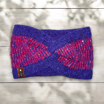 Twisted Headband in Parma Violet