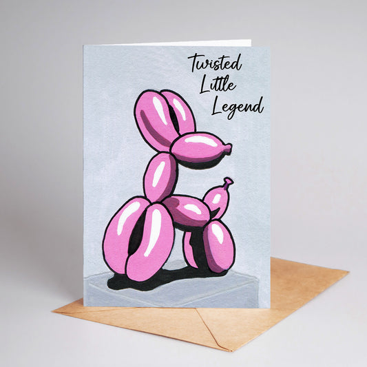"Twisted Little Legend"  Illustrated A6 Blank Greeting Card